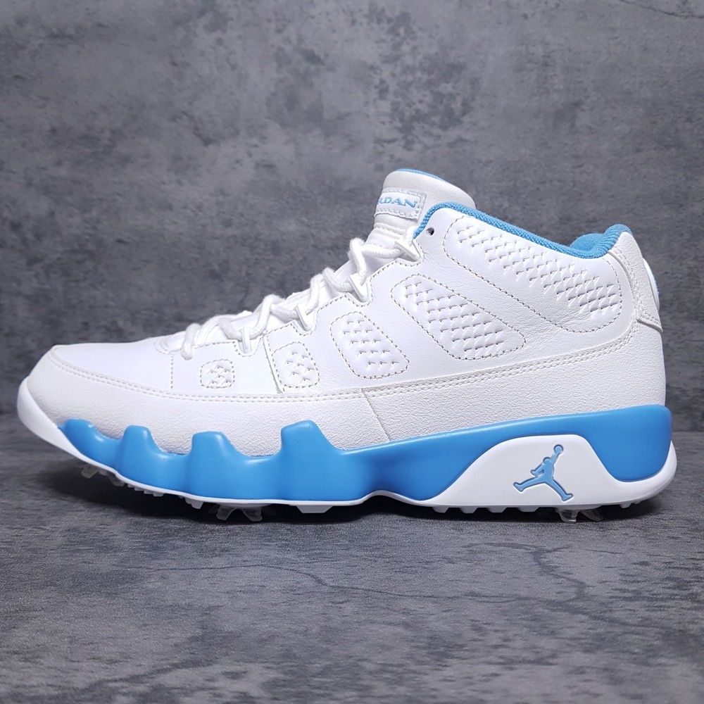 NIKE AIR JORDAN 9 Low Golf‎ Shoes Mens Size 11 University Blue UNC FJ5934-101